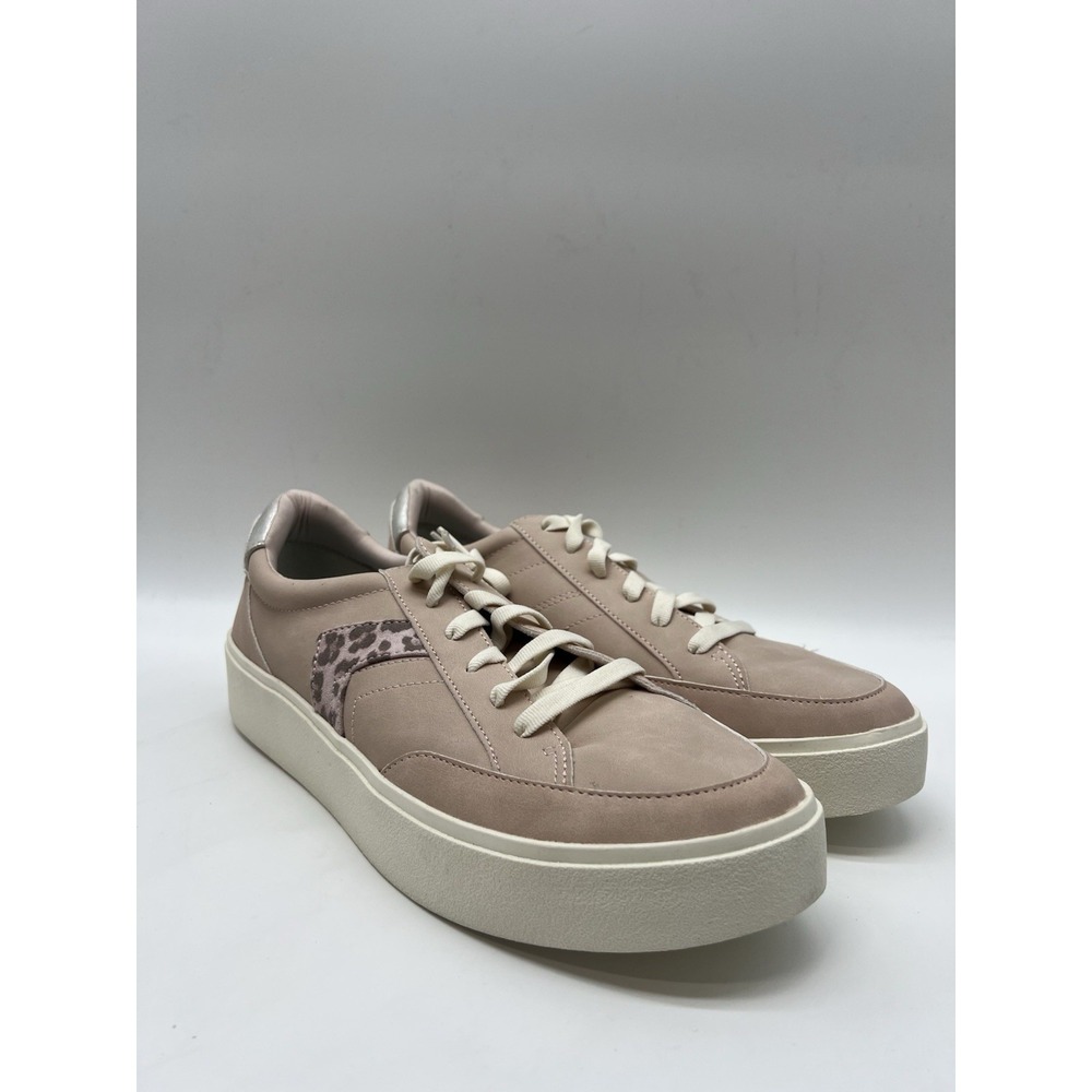 Dr. Scholls Madison Lace Womens Platform Sneaker Rose Dust Pink Leopard Size 10